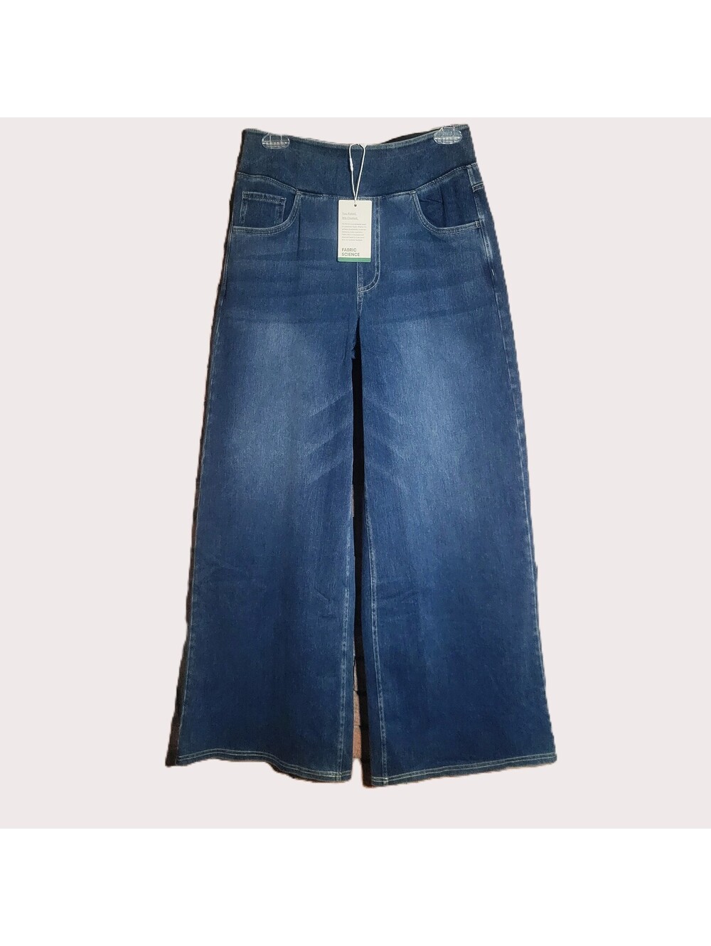 Halara Flex™ High Waisted Pockets Baggy Wide Leg Washed Casual Jeans NWT- Size M